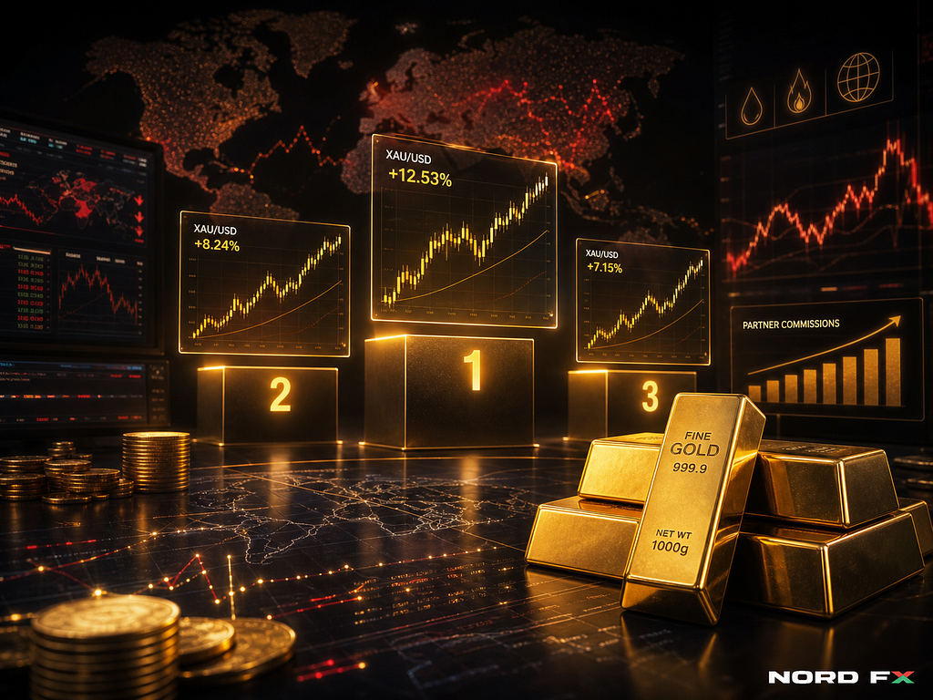  NordFX April Rankings: Gold Takes the Lead