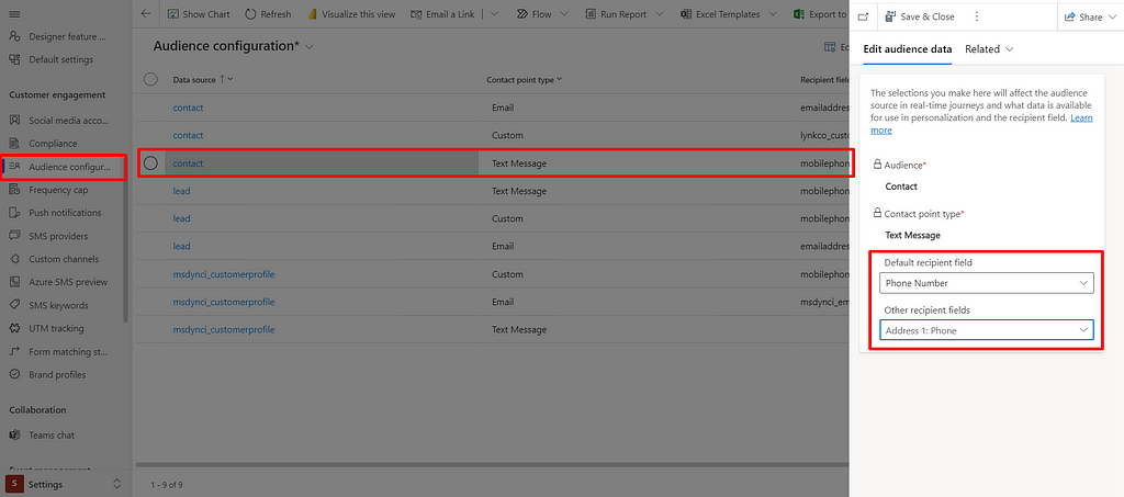 Demonstration on how to add attributes to send messages in a Journey