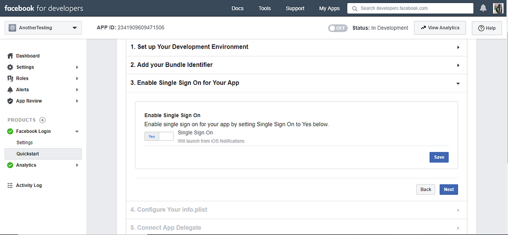 Set up Your Development Environment Step 3