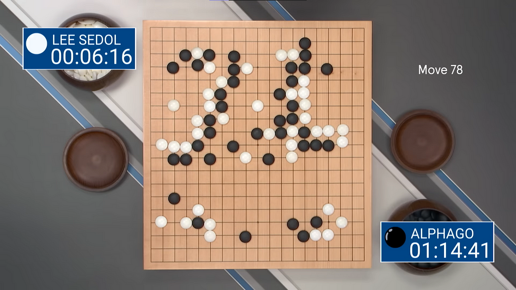 Move 78, Game 4 of Lee Sedol against AlphaGo