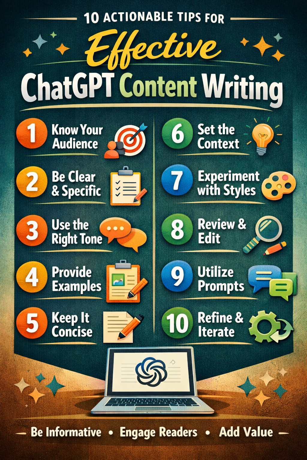 10 Actionable Tips for Effective ChatGPT Content Writing