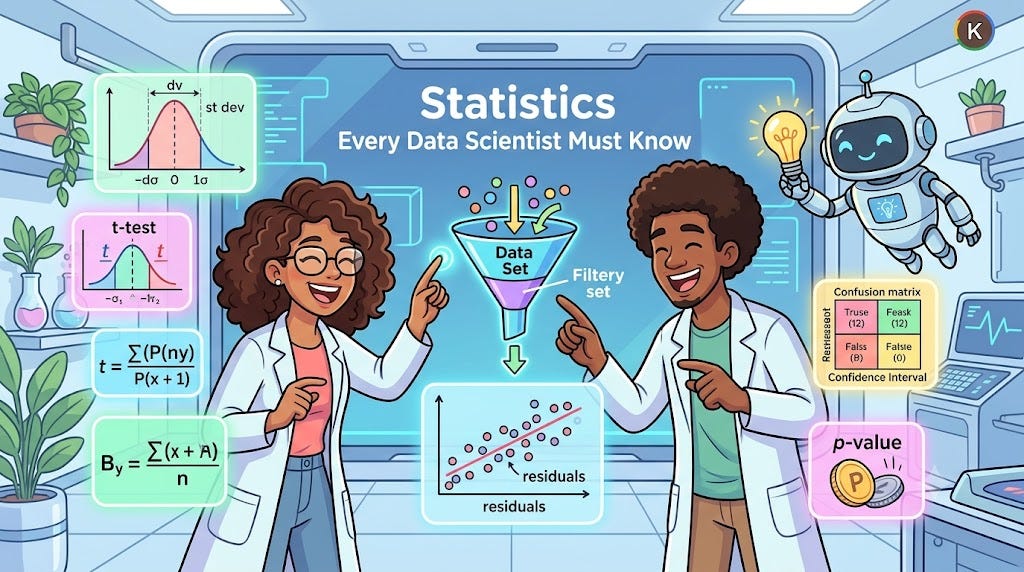 Statistics Every Data Scientist Must Know  (Chapter 8)