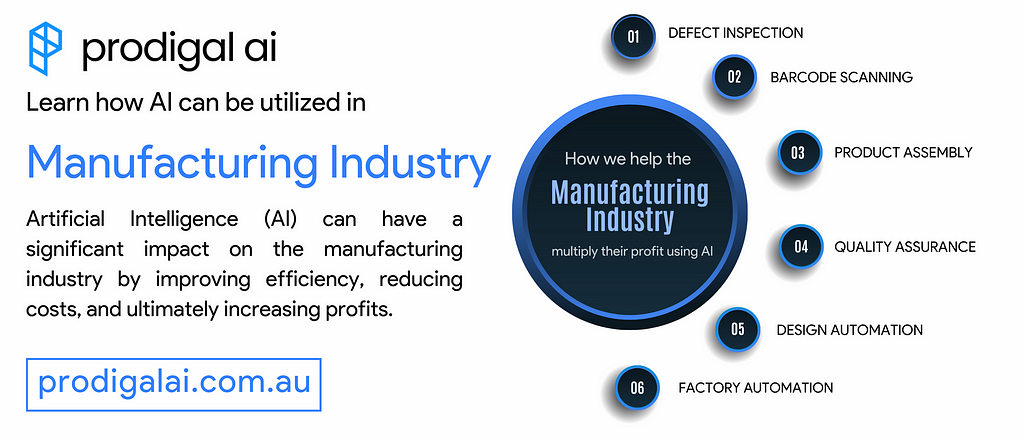 How AI Can Be Utilized In Manufacturing Industry | Prodigal AI