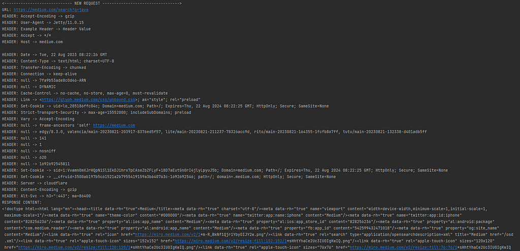 Custom Http Client implementasiyası ilə WebClient loqlamaq