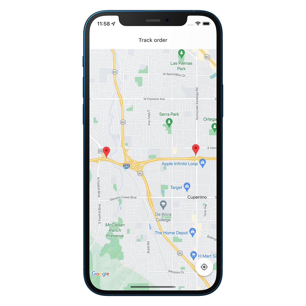 Flutter Google Map With Live Location Tracking — Uber Style | LaptrinhX