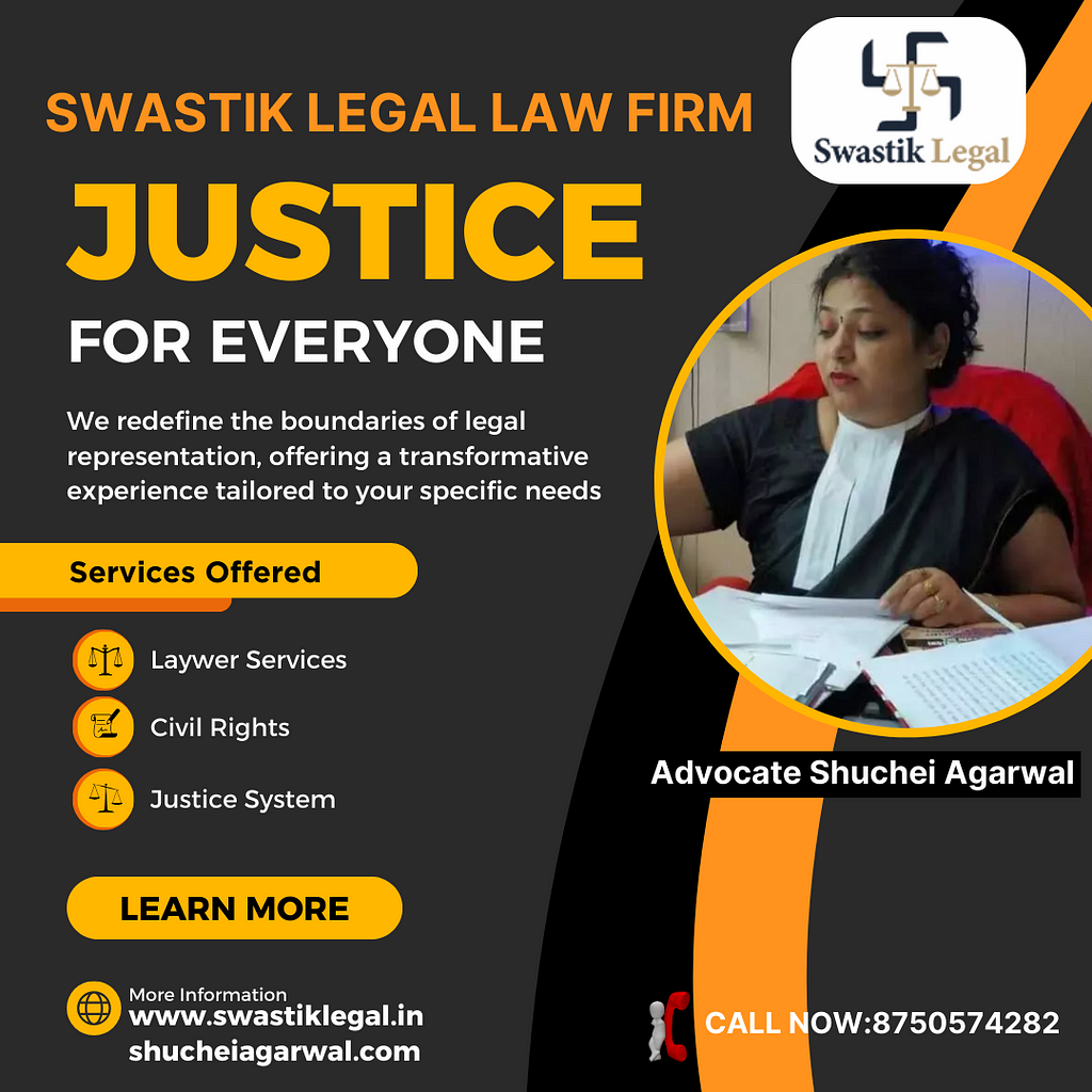 Best Lawyer in Surajpur Greater Noida India — Advocate Shuchei Aggarwal Swastik Legal @swastik legal