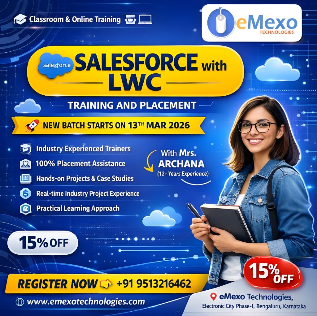 Salesforce with LWC Training in Electronic City Bangalore