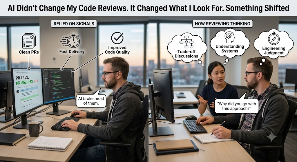 AI Didn’t Change My Code Reviews. It Changed What I Look For.