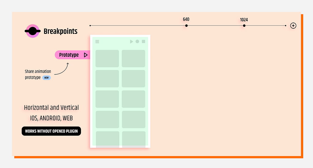 Breakpoints screen with mobile layout