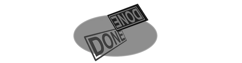 The DONE Stamp
