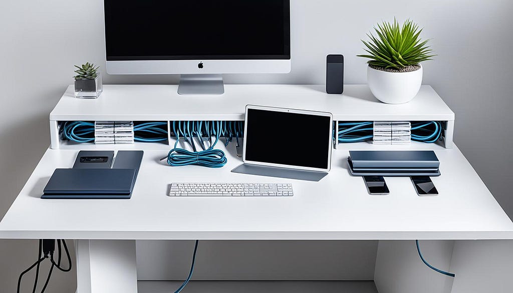 How to Hide Cords on Desk