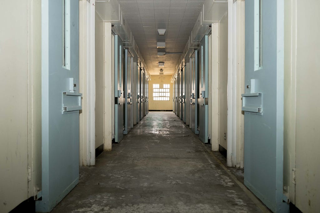 A housing unit at YTS, similar to MN wherte Tony was housed (Photographed by David William Reeve)
