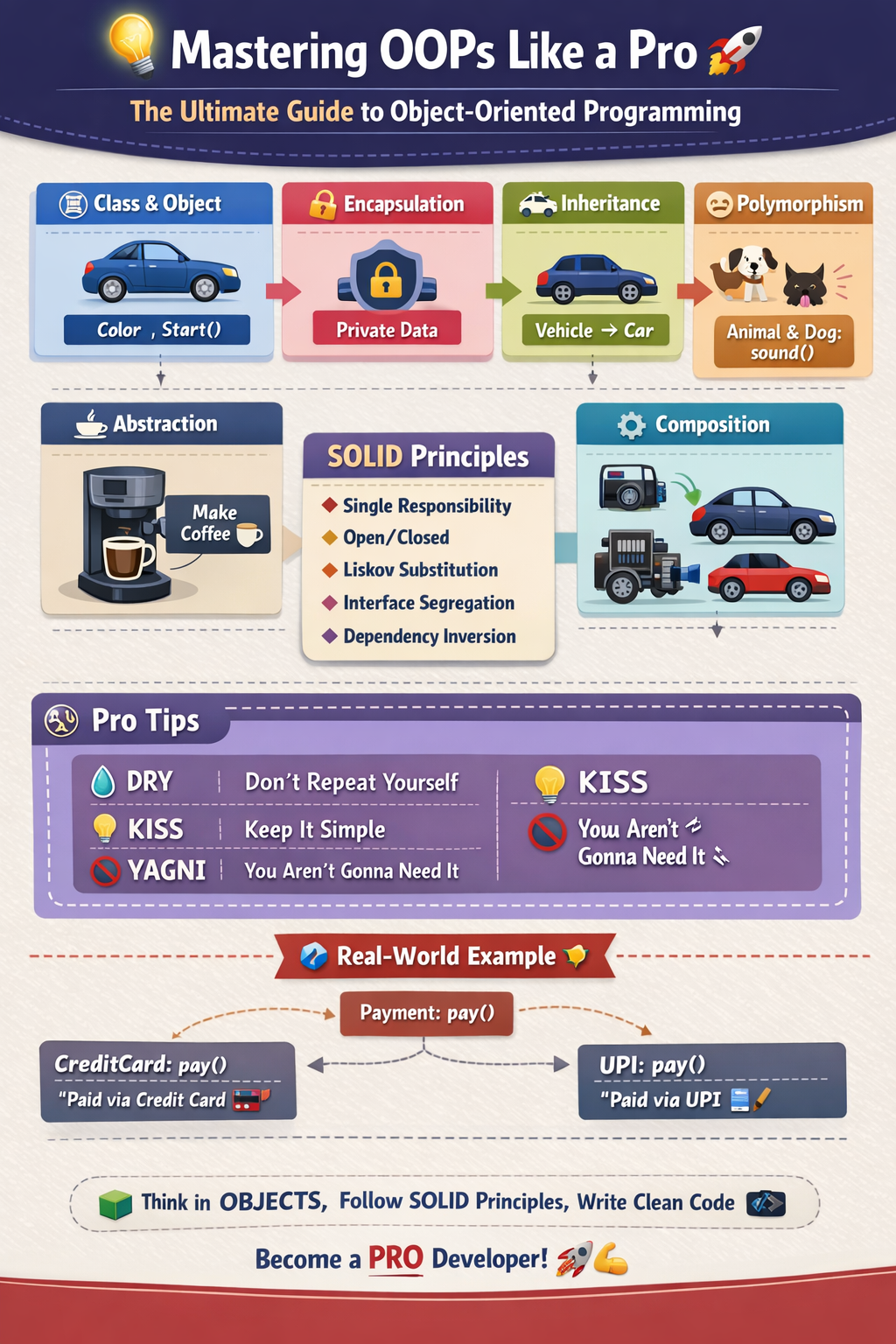Mastering OOPs Like a Pro: The Ultimate Guide to Object-Oriented Programming