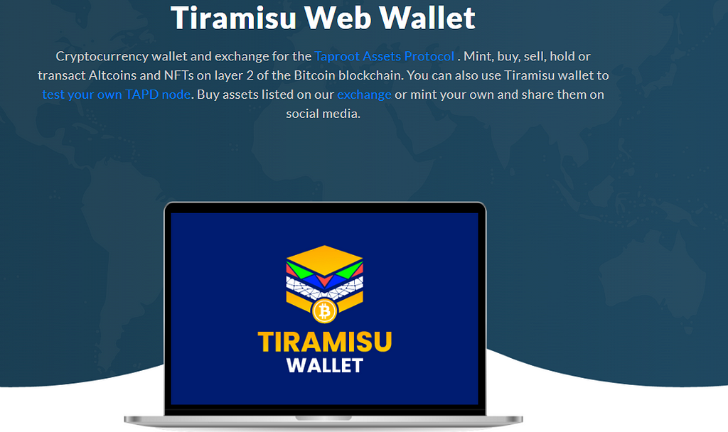Discovering the Revolutionary Tiramisu Wallet: The Gateway to Taproot Assets on Bitcoin’s Blockchain