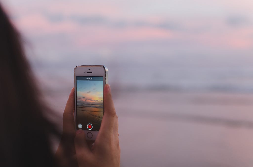 Capturing memories with an iPhone camera