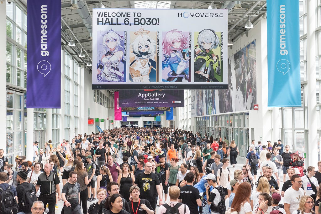 Gamescom 2023 at Koelnmesse Exhibition Center