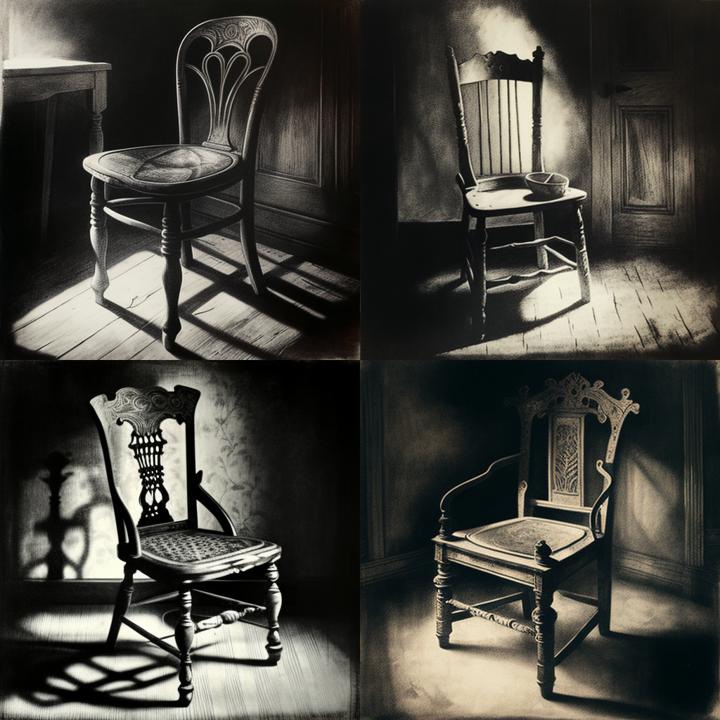 chairs, photogravure