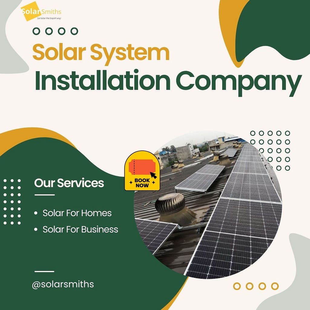 Solar System Installation Company in India