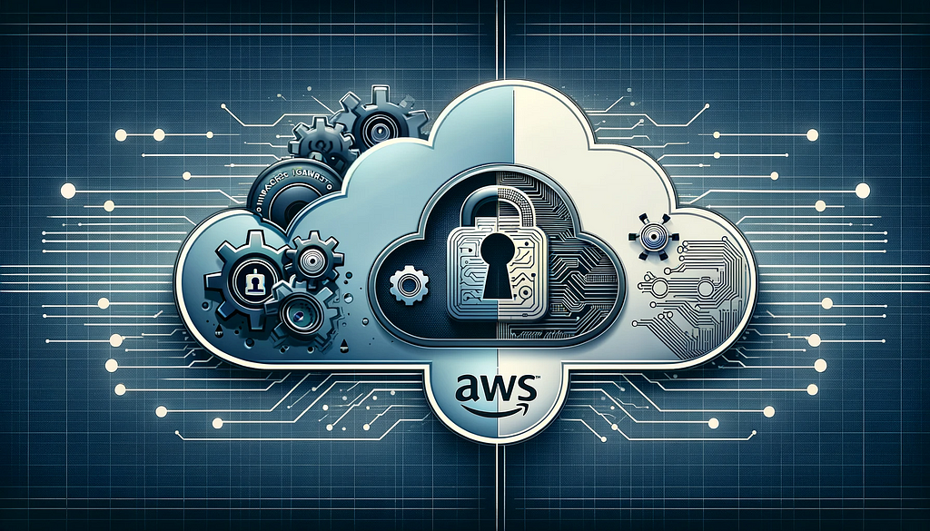 Picture of a Cloud with a lock symbolising AWS Origin Access Control or Origin Access Identity restricting public access to s3 bucket origin of Cloud Front.