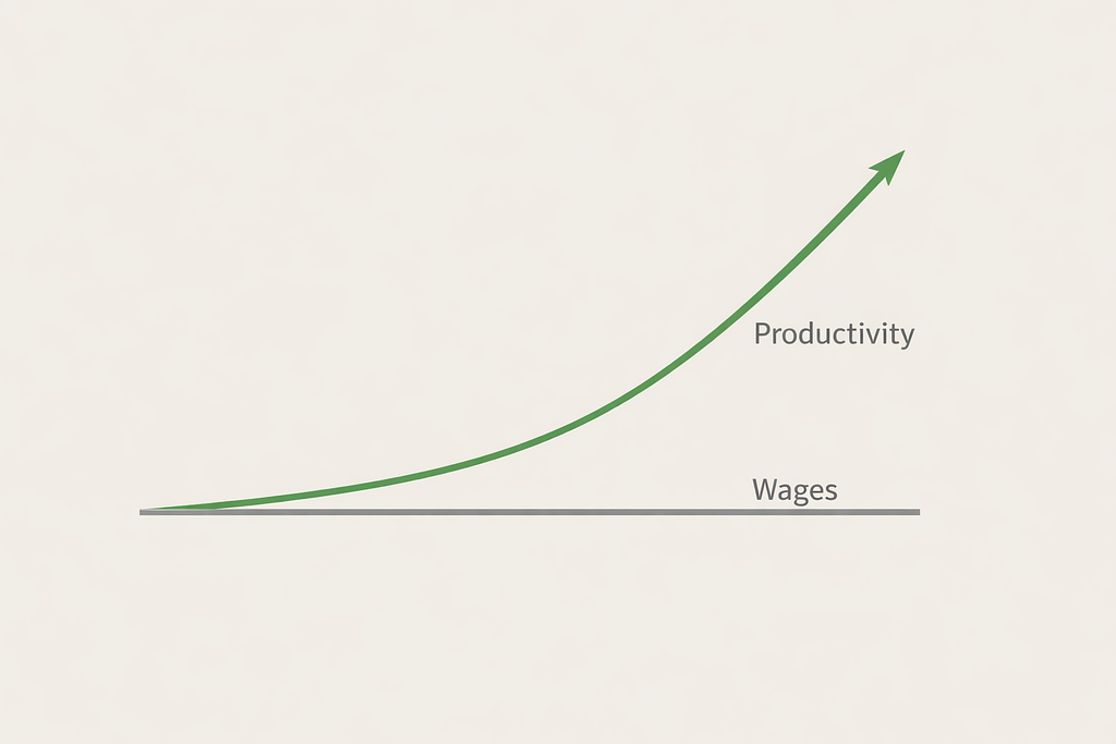 Productivity kept climbing. Wages stayed behind | Kuldeepsinh Jadeja