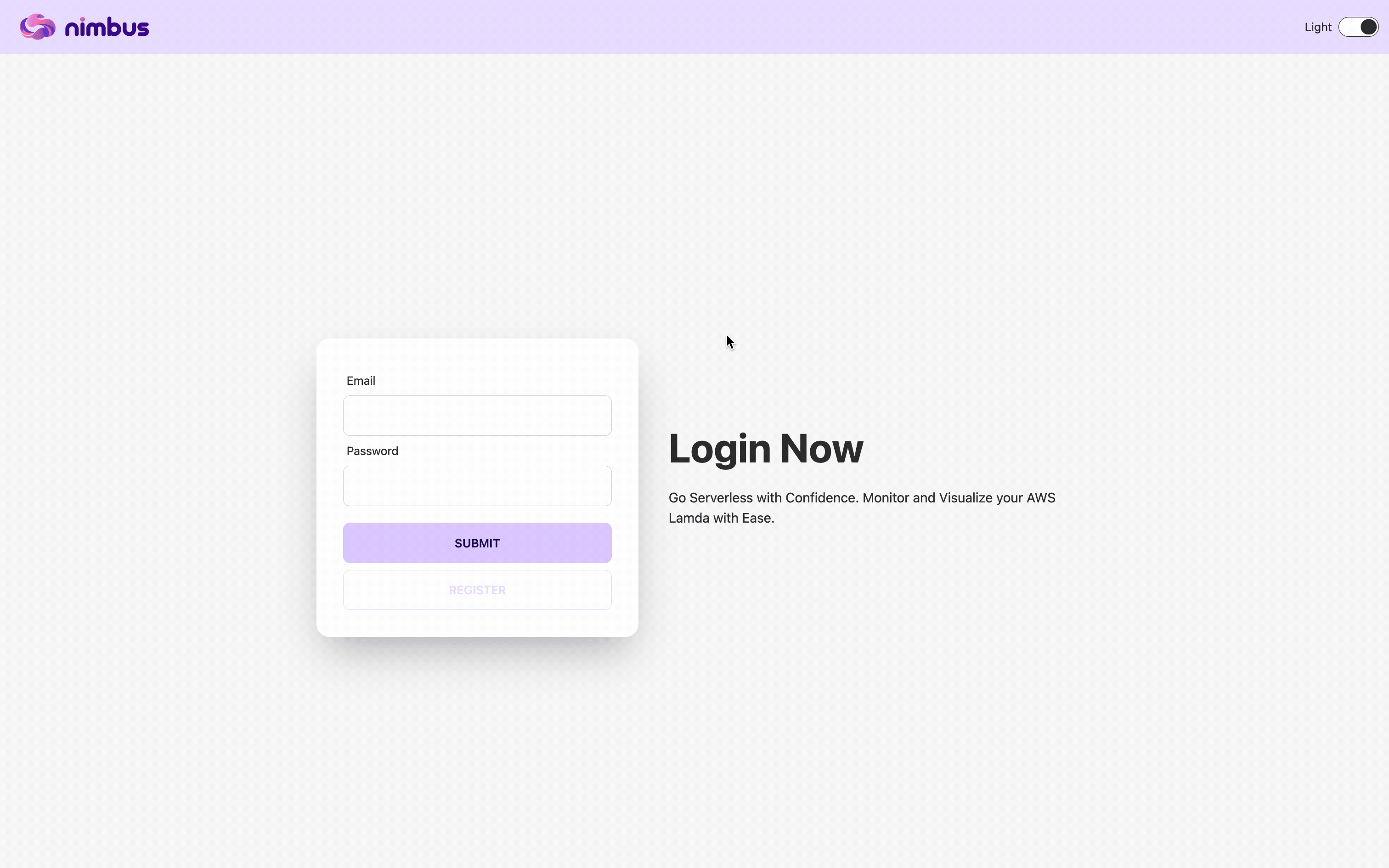 Login to navigate to your homepage