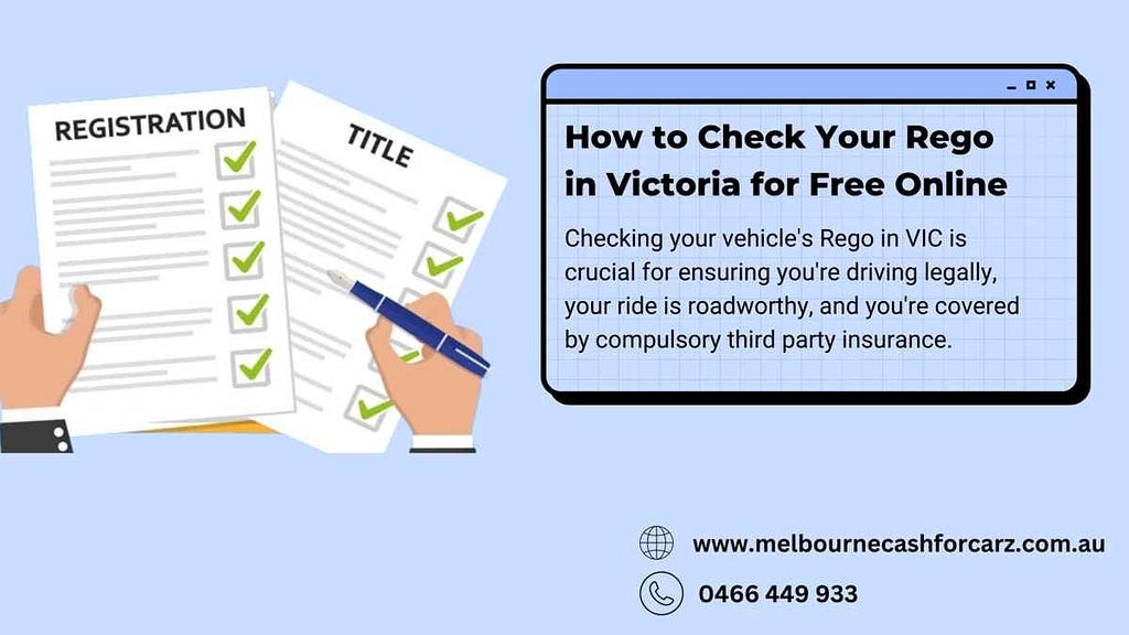 Rego Check Procedure in Victoria