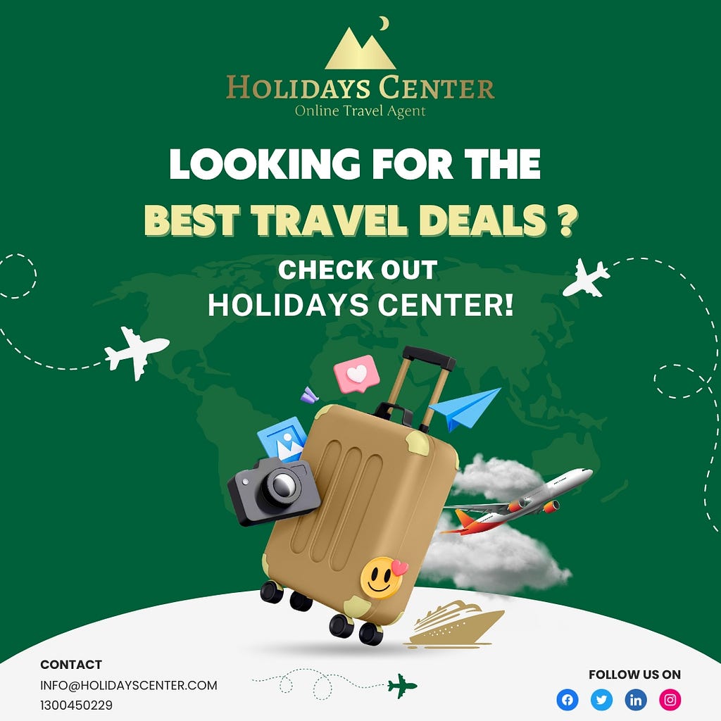 The best online travel booking platform: Holidayscenter