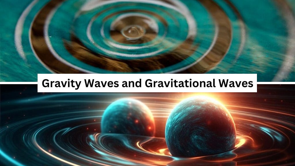 Gravity Waves and Gravitational Waves