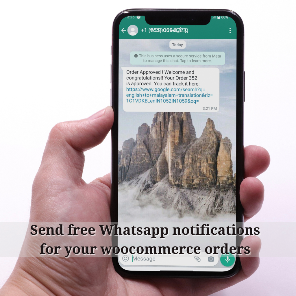 Whatsapp API integration with woocommerce