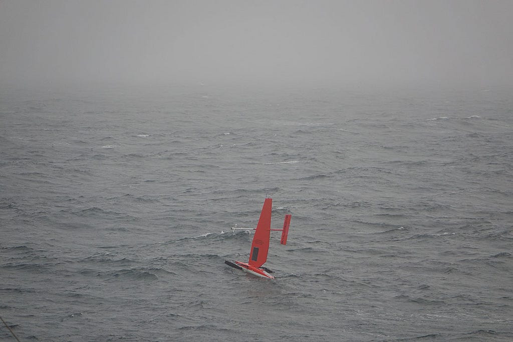 Gen3 saildrone in the Bering Sea