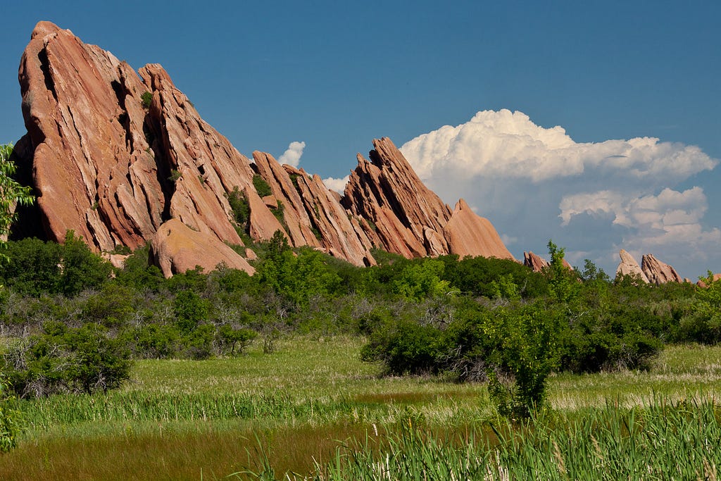 Colorado elopement at Roxborough State Park, Littleton: