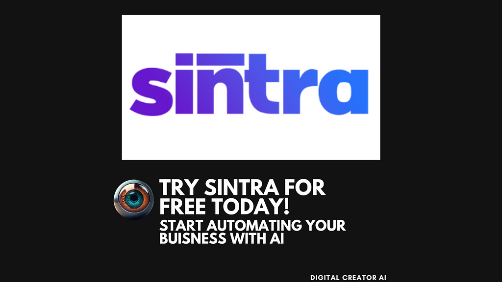 Sign up for a free Sintra account today and start automating your workflows