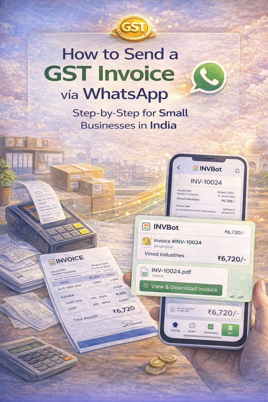 How to Send a GST Invoice via WhatsApp (Step-by-Step Guide for Indian Small Businesses)