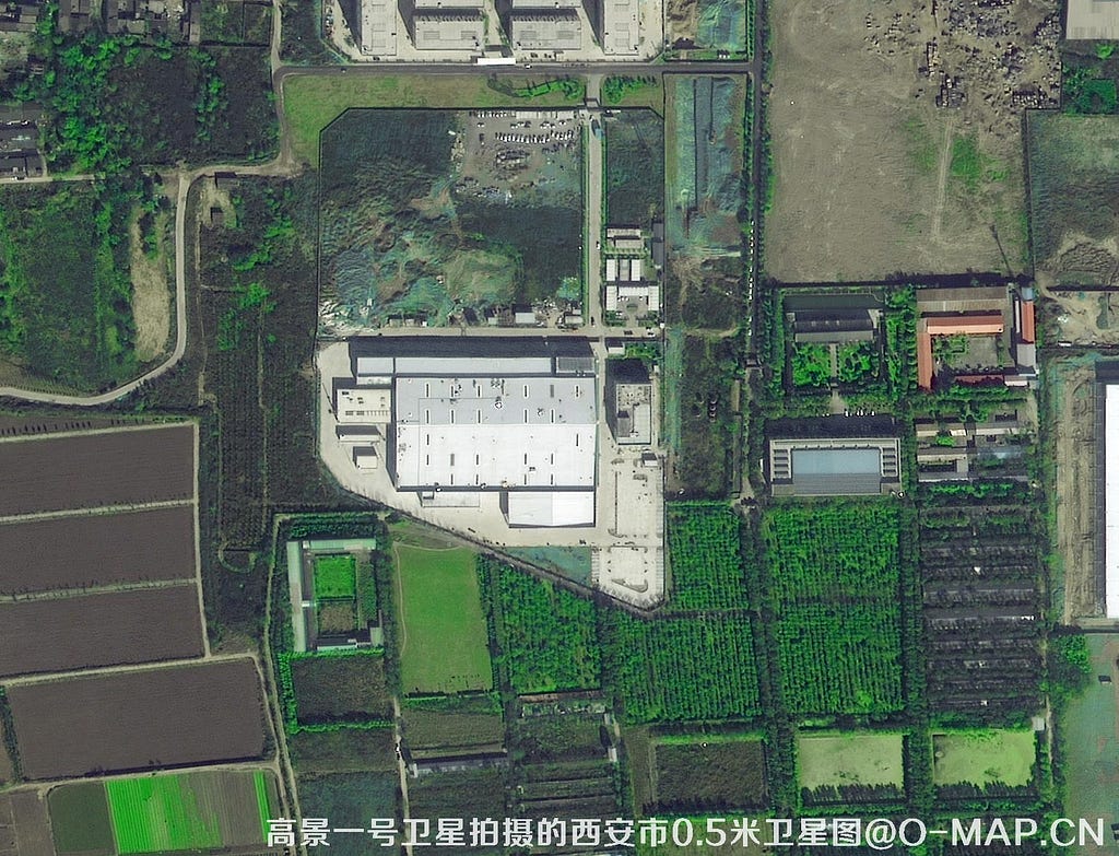 China 0.5-meter resolution satellite images