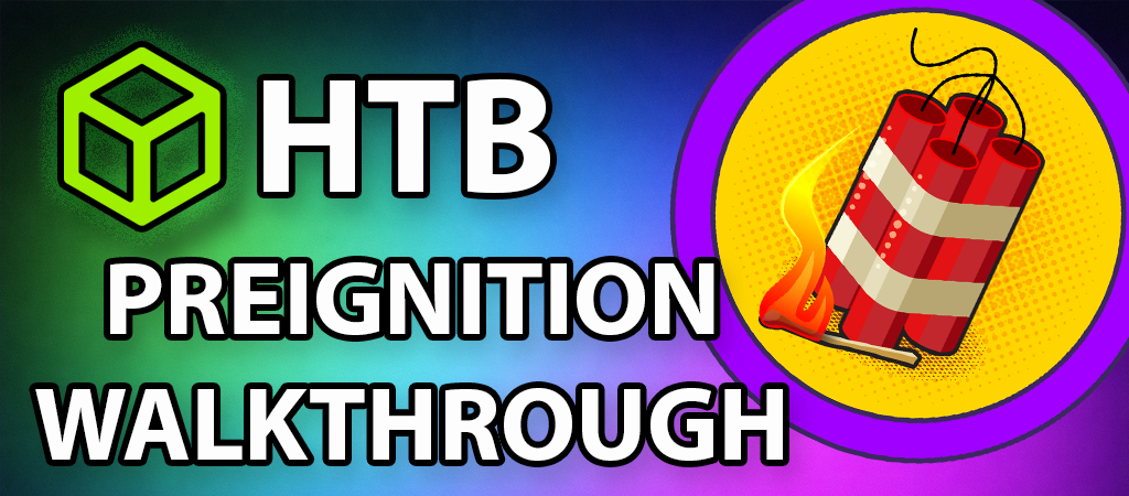 HTB: Preignition Box Walkthrough