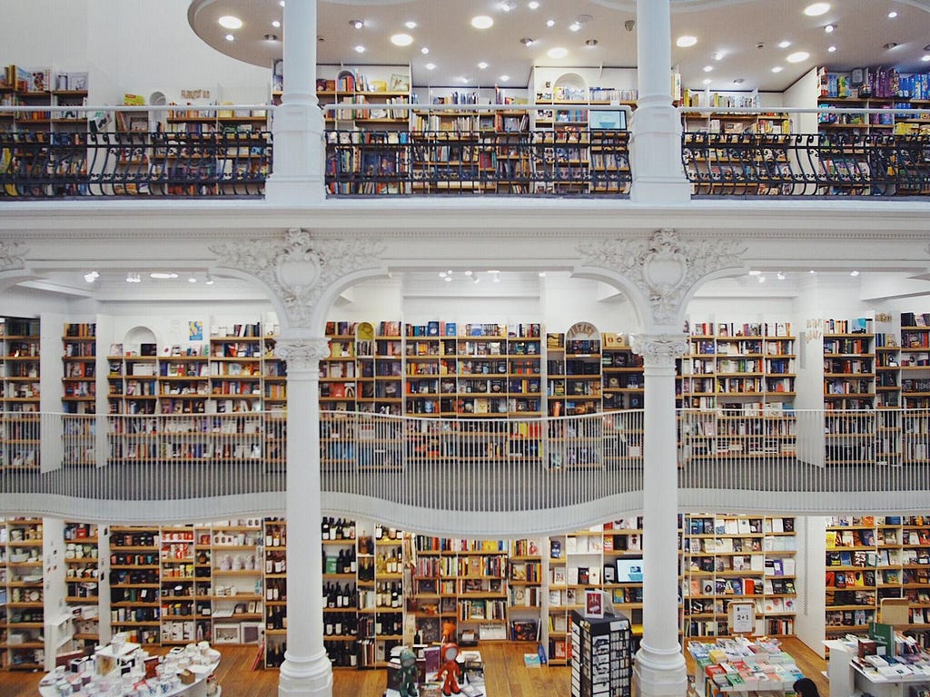 Carturesti library in Bucharest, Romania