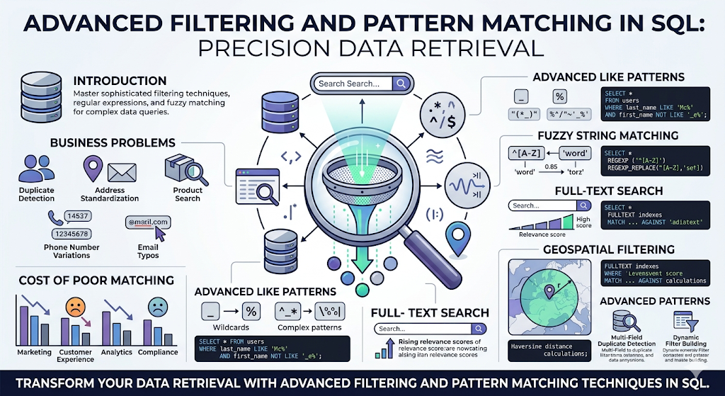 Advanced Filtering and Pattern Matching in SQL: Precision Data Retrieval
