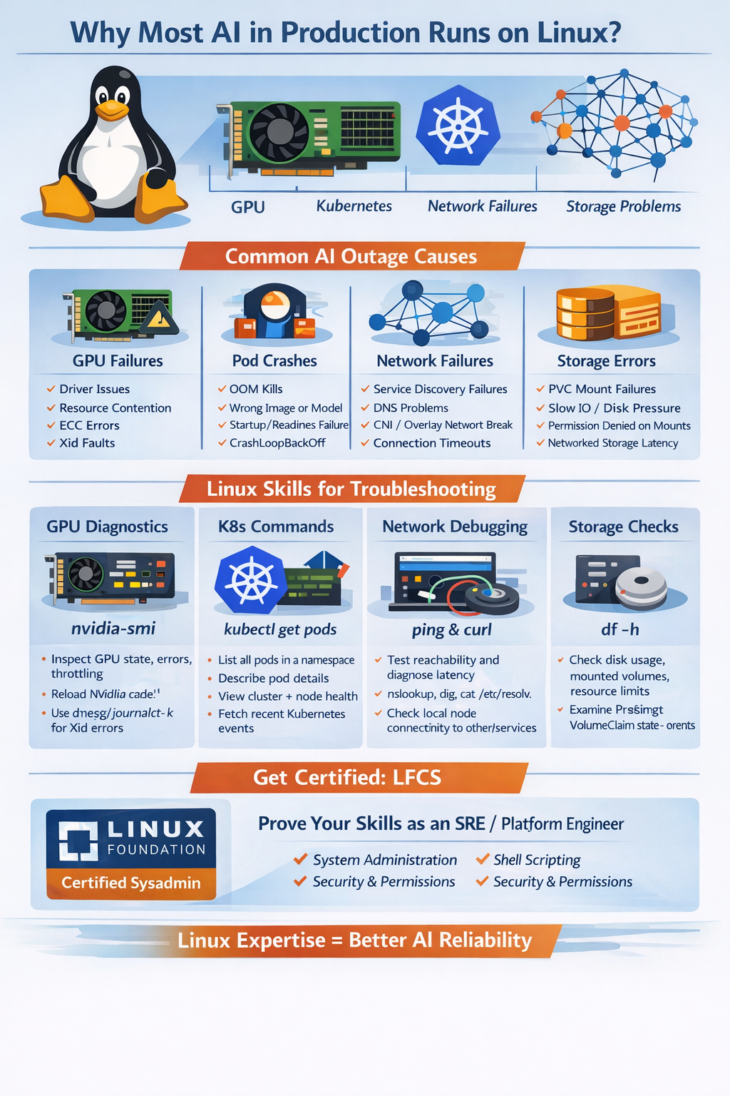Day 61 — Why Most AI in Production Runs on Linux (and Why Linux Skills Make You a Better…