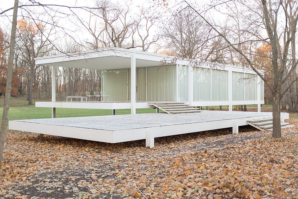 Farnsworth House in Plano, Illinois