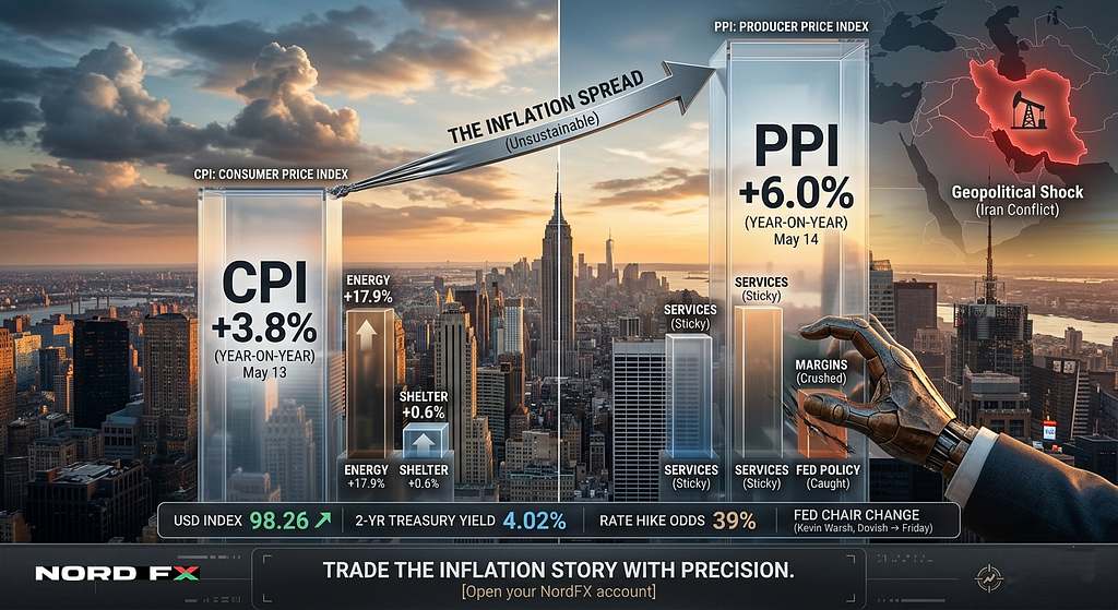 NordFX: CPI vs PPI: Which Inflation Report Matters More for the Dollar?