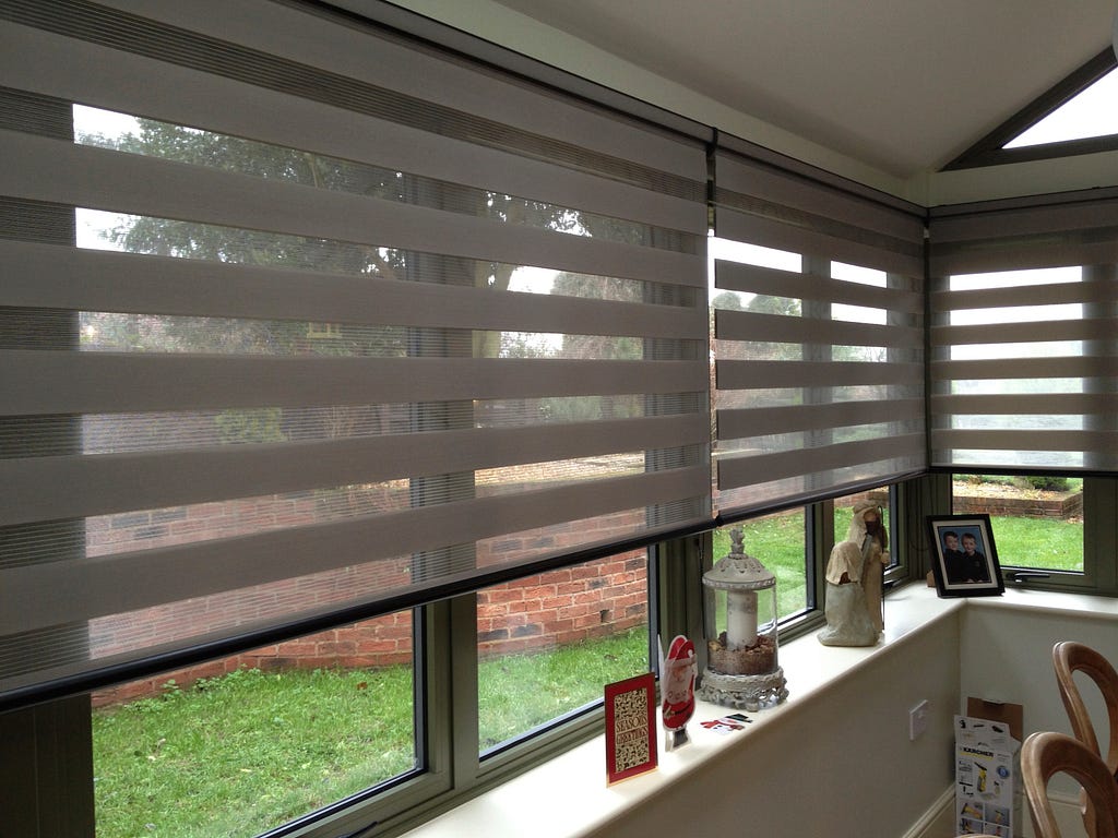 Vision blinds are perfect for increasing the appearance of your space while also providing privacy and light control.