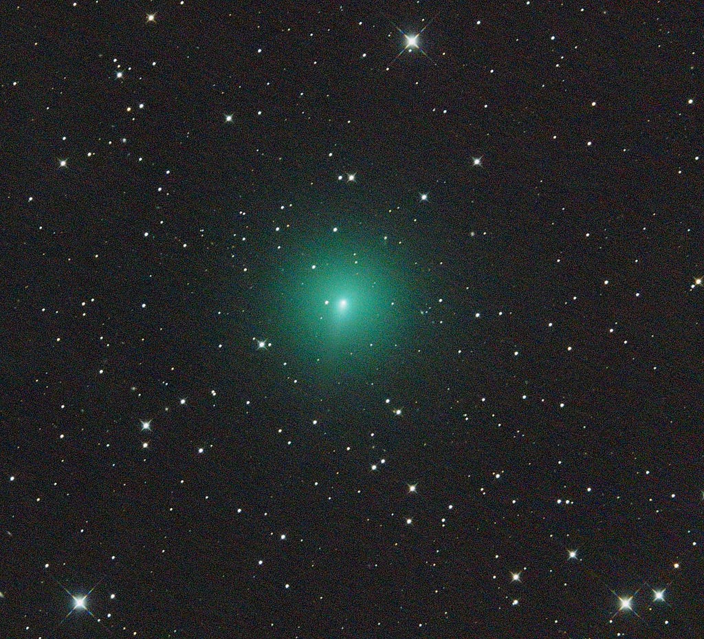 Comet ATLAS as seen on March 14, 2020. Image Credit: Martin Gembec