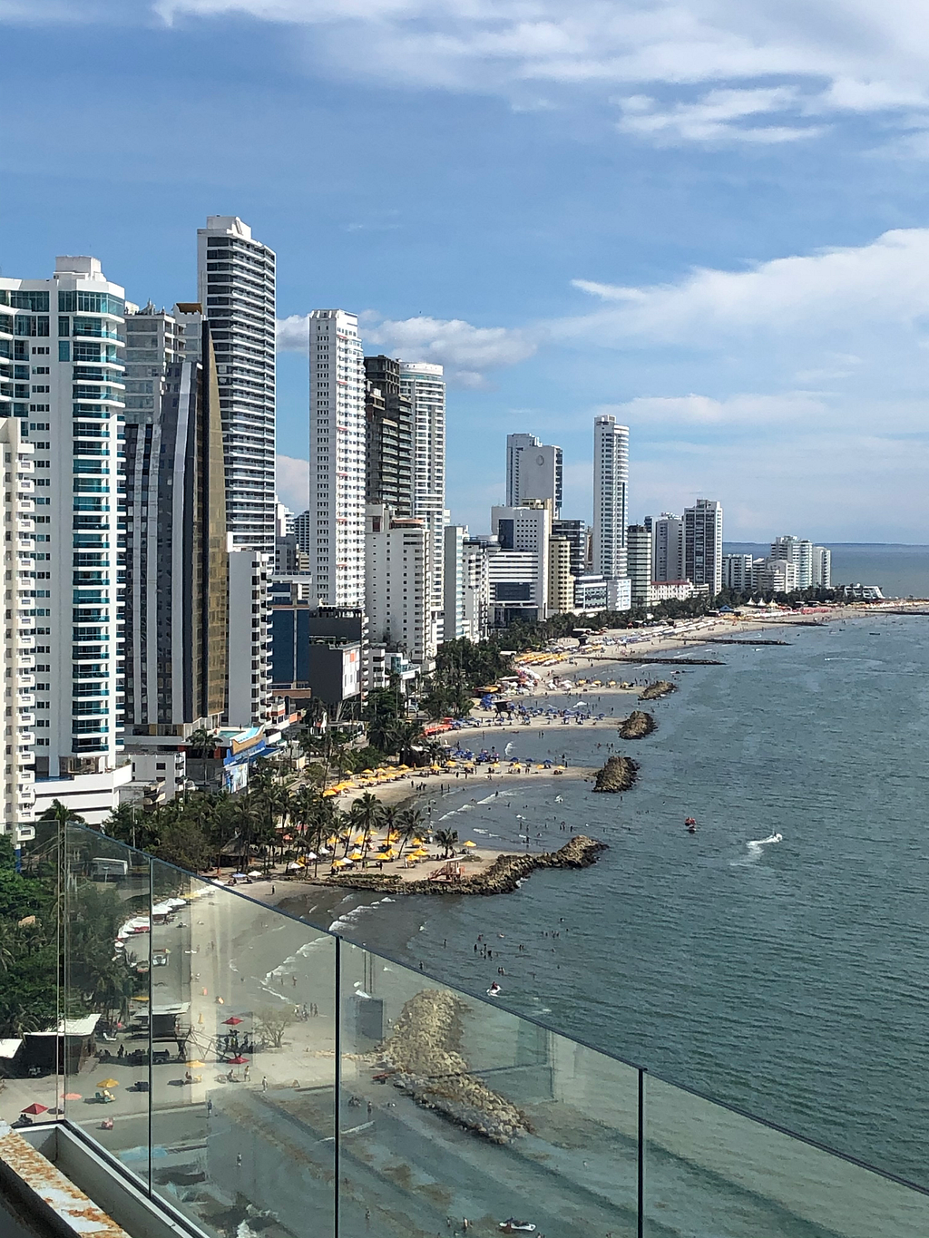 Cartagena seafront skyline