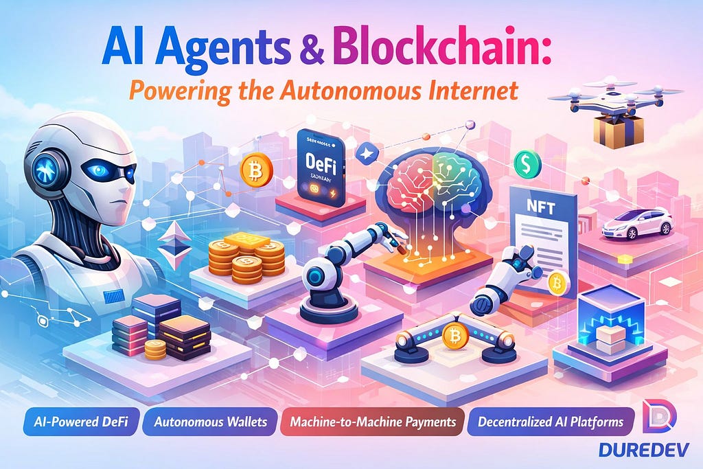 AI Agents + Blockchain: How Autonomous Web3 Systems Are Shaping the Future of the Internet