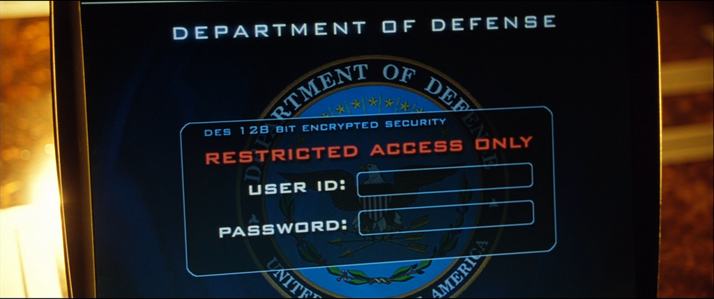 Department of Defence login page