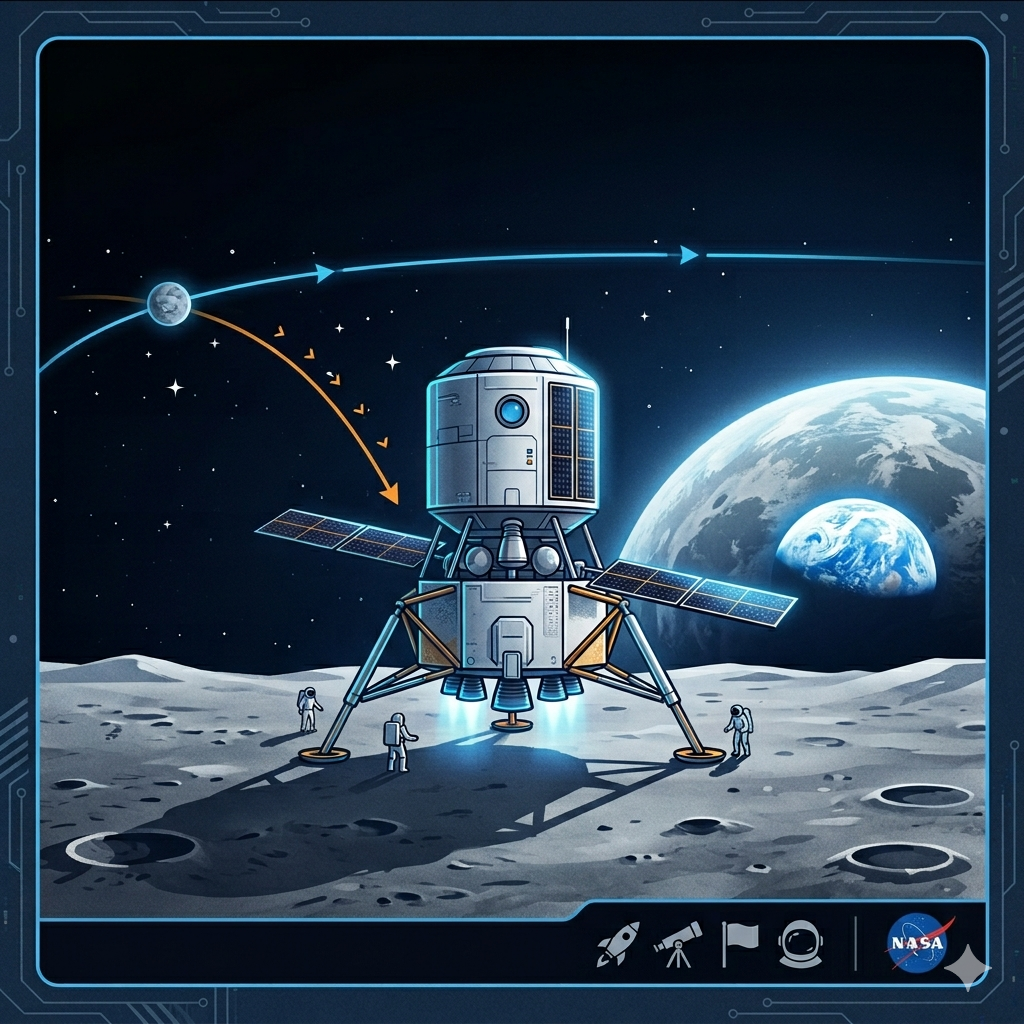 Revised Artemis lunar lander plans take shape