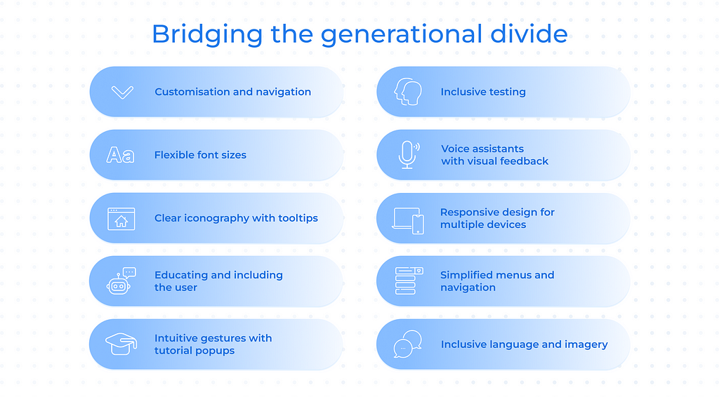 Bridging the generational divide