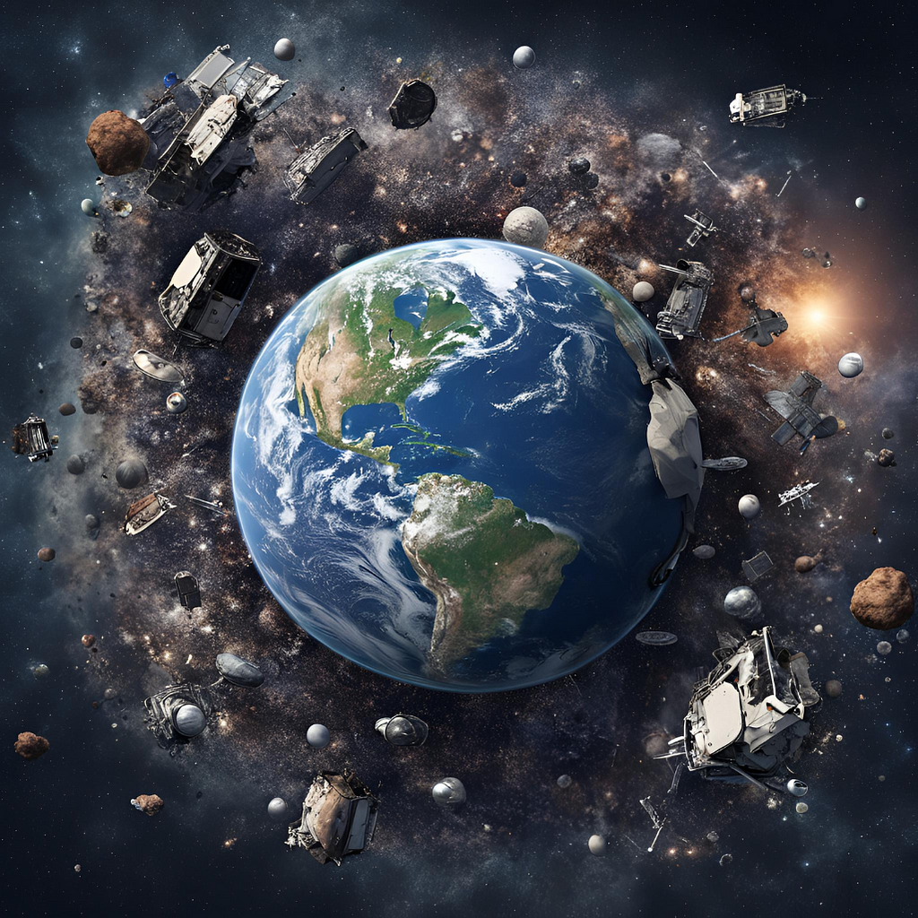 Earth is surrounded by Space Junk