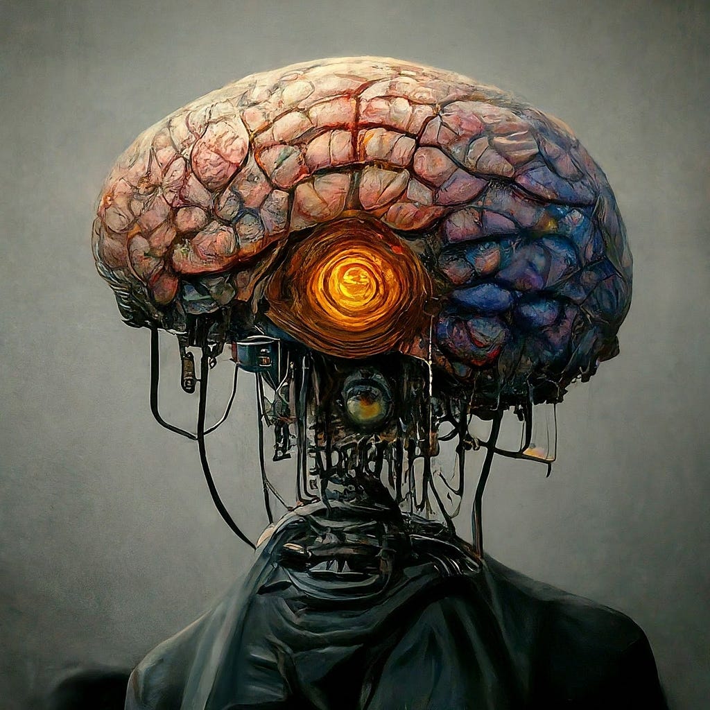 artificial brain drawn by Googl ImageFX