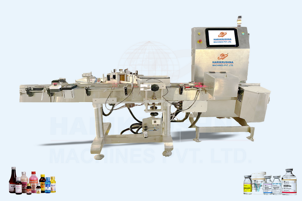 Automatic Premium Vial Sticker Labelling Machine with 21 CFR System